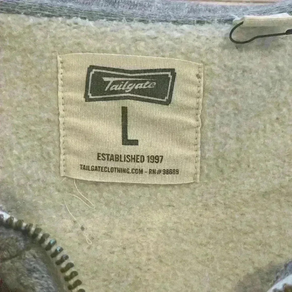 grey Maryland terrapins quarter zip in near perfect condition size large - Picture 4 of 4